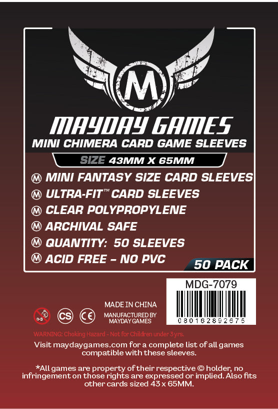 mayday card game sleeves Sleeves: Mayday