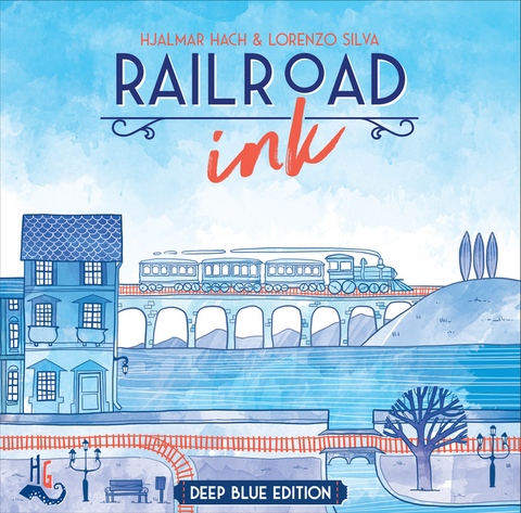 Railroad Ink: Deep Blue Ed. Board Game
