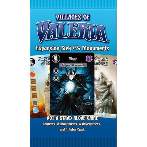 Villages of Valeria - Monuments Board Game
