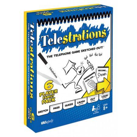 Telestrations: 6 Player Family Pack Board Game