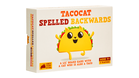 Tacocat Spelled Backwards Board Game